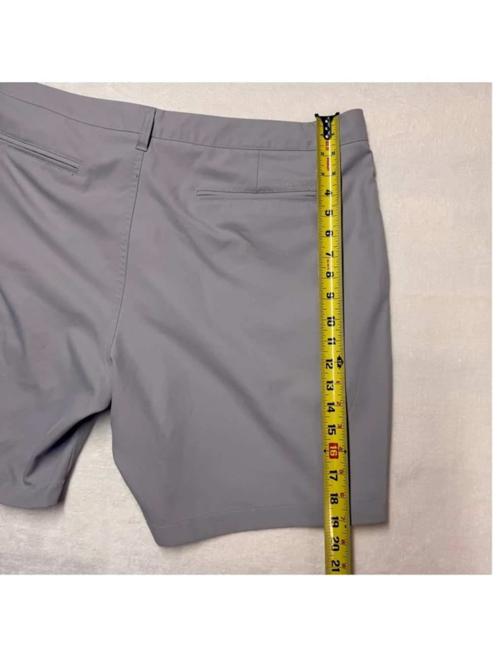 Men's‎ Bonobos Golf Gray Flat Front Shorts Waist 40